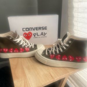 COMME Des Garçon Play Converse